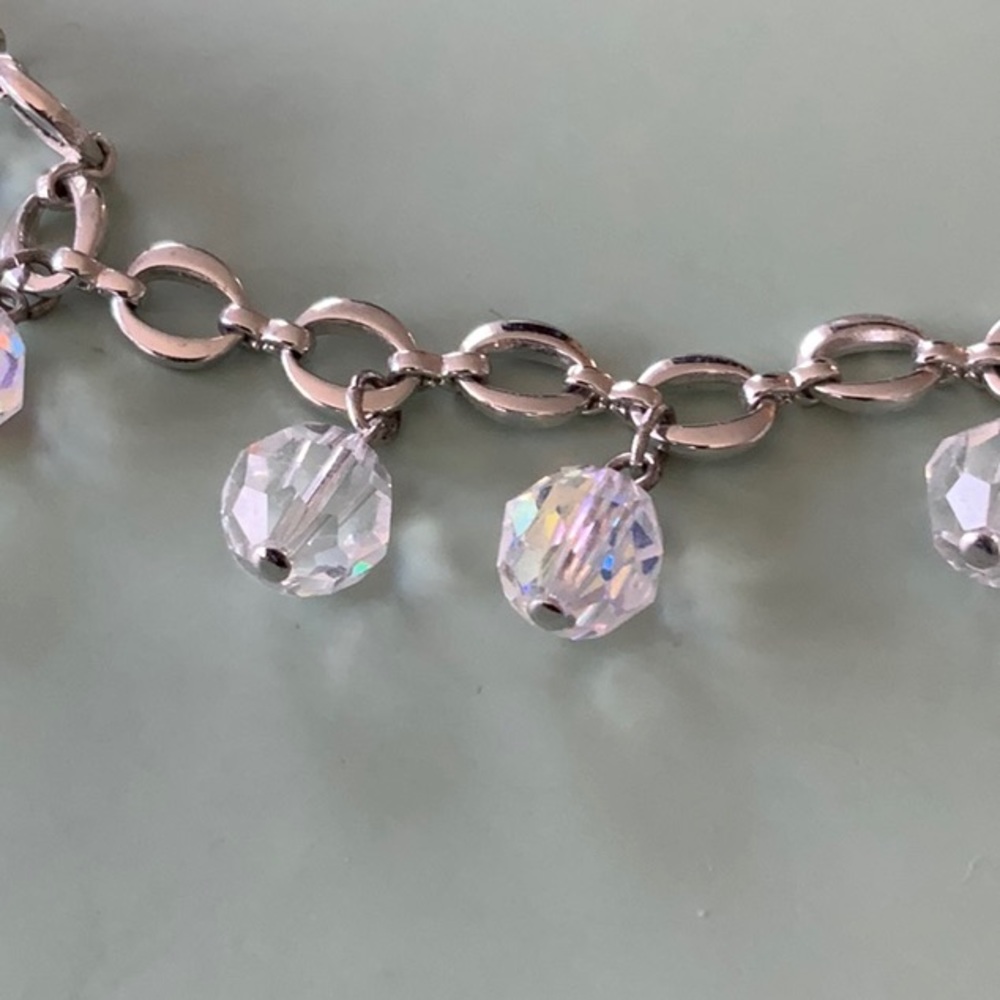 Swarovski necklace.